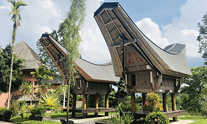 Tongkonan, maison traditionnelle de Sulawesi